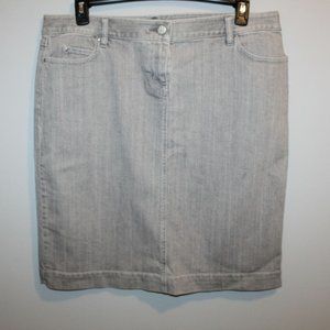 CAbi Gray Pencil Skirt